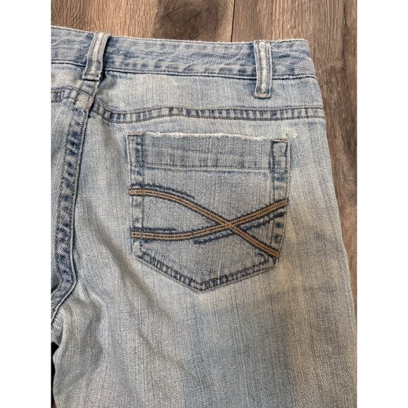 Aeropostale VTG Womens Riley Skinny Flare Jeans Size 9/10 Short 99% Cotton - Picture 13 of 13